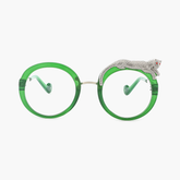 Radiant Round Leopard Sunglasses